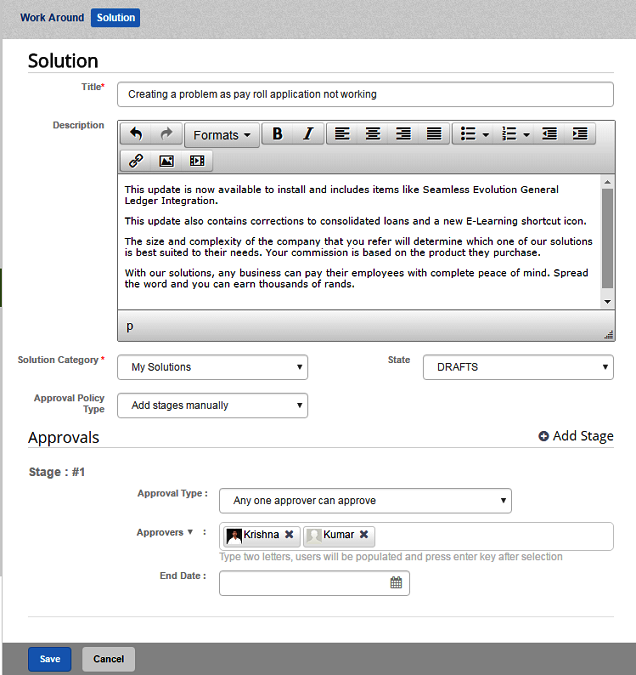Auto Assignment of Incidents
